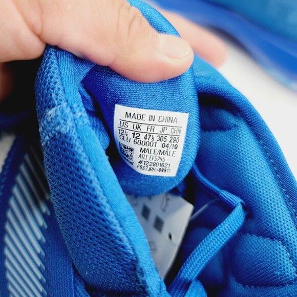 Adidas Men\'s Blue White Harden EF5295‎ Mesh Athletic Basketball Shoes Size 12.5 main image 5